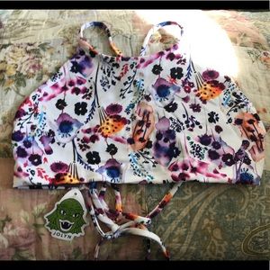 Jolyn Jones Barbs Tie Back Top